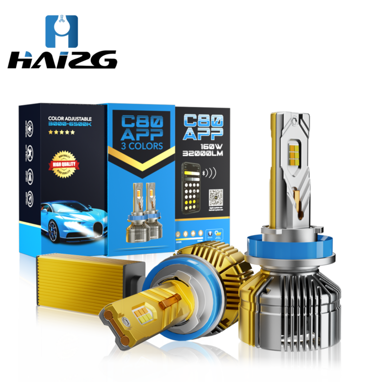 HAIZG C80APP 160W CAR LED HEADLIGHT