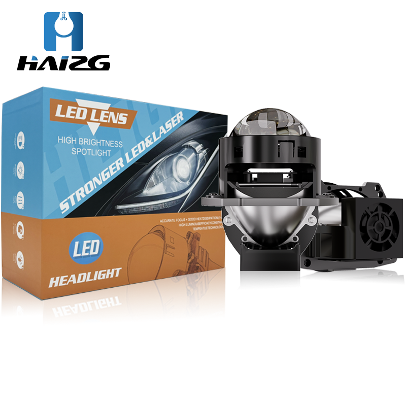 HAIZG H3 Dual Lamp Cup Projector LED Headlight