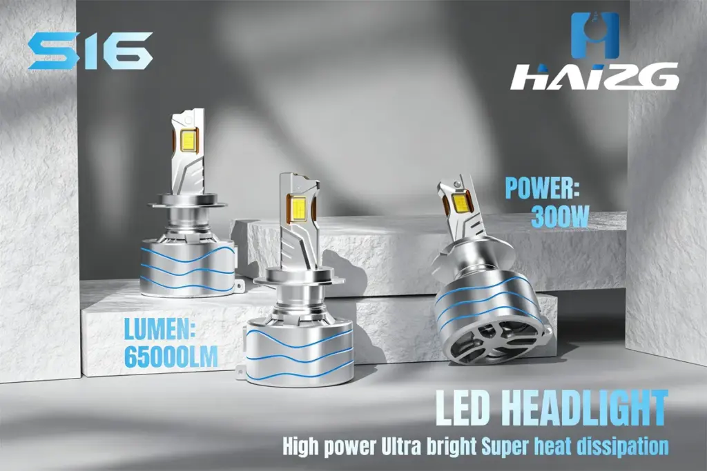 HAIZG C Series Car LED Headlights C8 to C16 full lineup banner