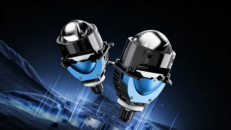 F3 bi-LED projector lens non destructive installation
