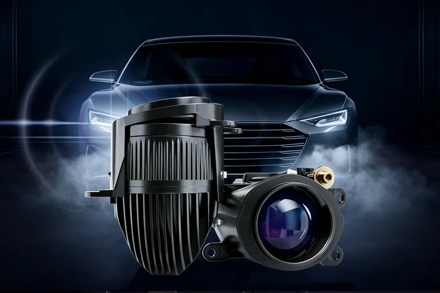 Industrial-grade fog and work lights for commercial trucks