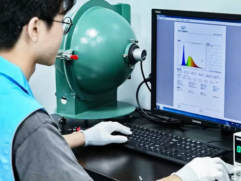 Optical testing and thermal calibration