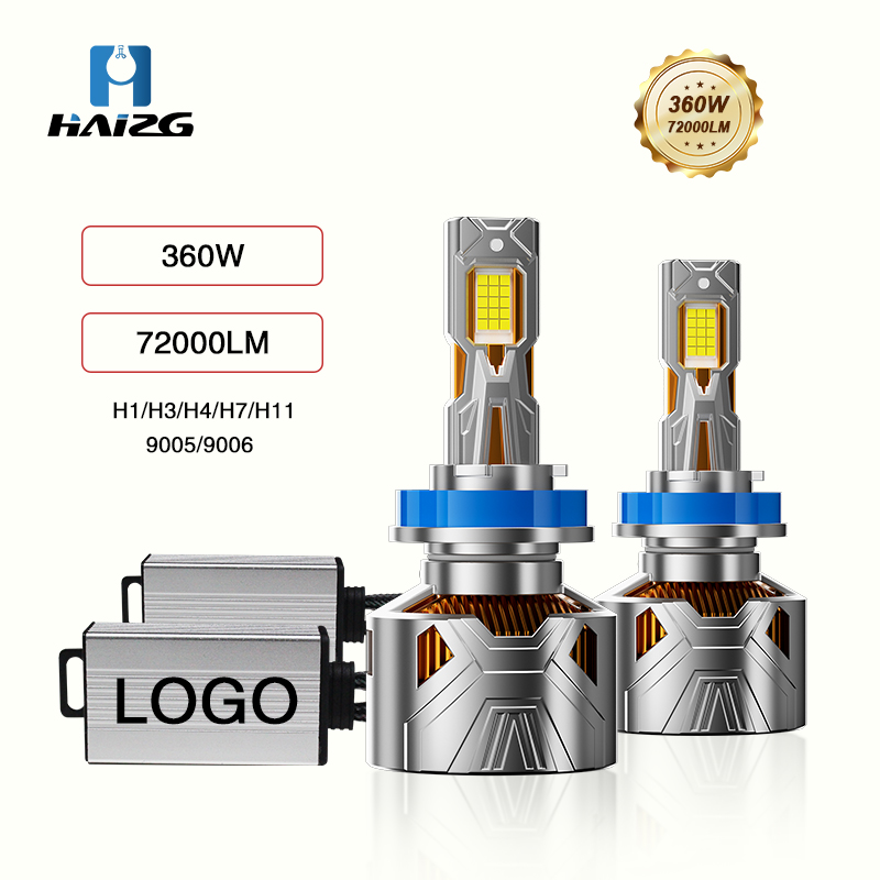 HAIZG High Power 360W C15 Car LED Headlight