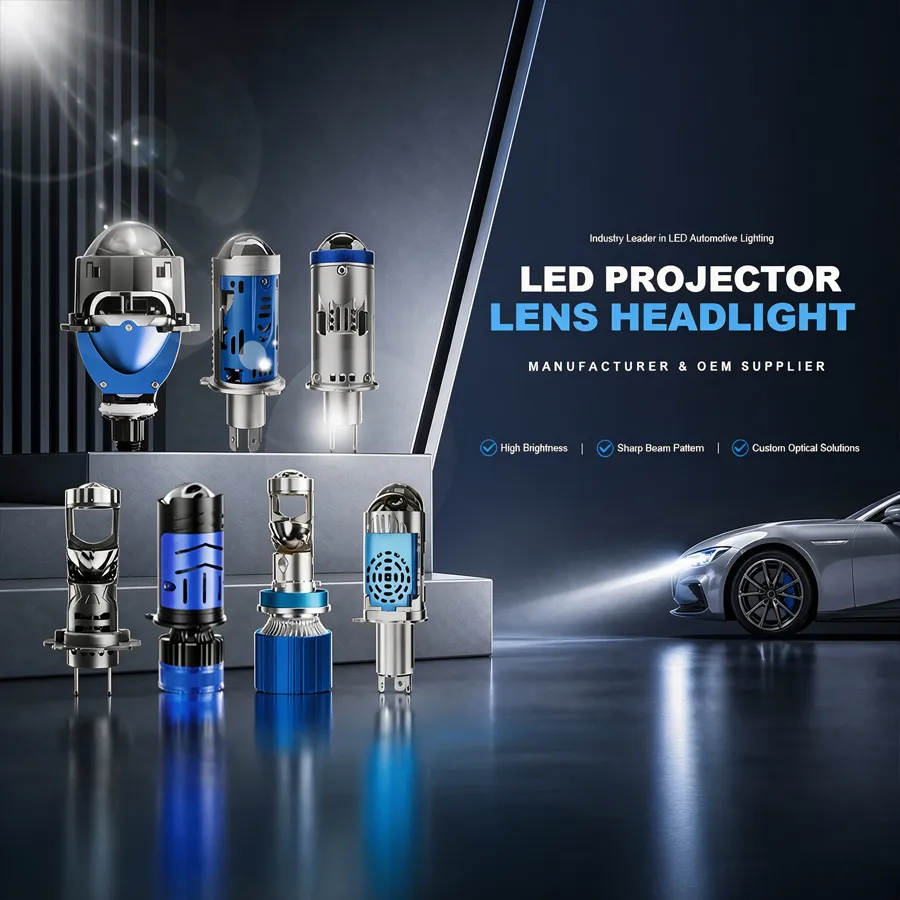 Advanced Automotive Bi-LED Projector Lenses Manufacturer
