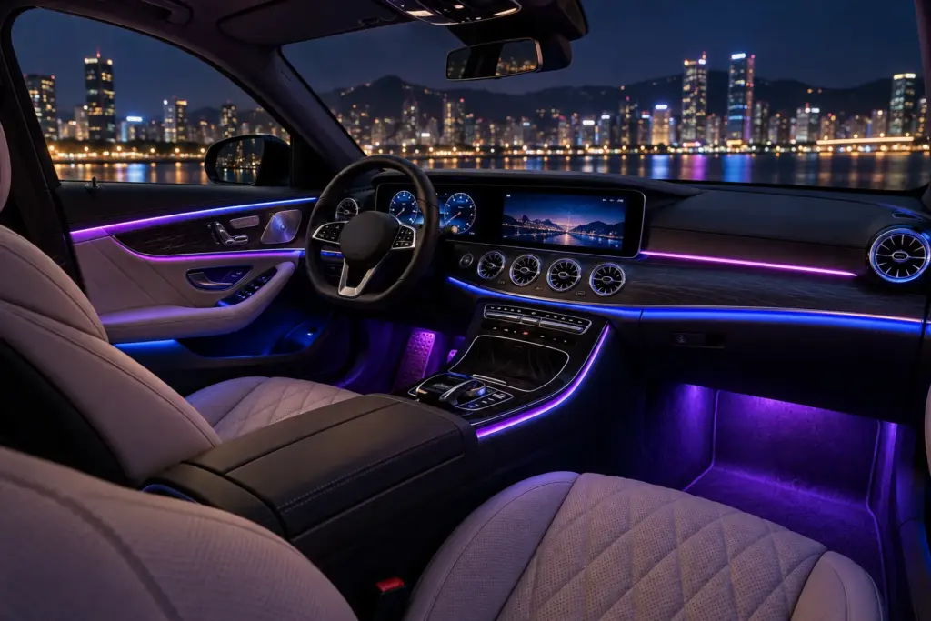 HAIZG interior ambient lighting application scene